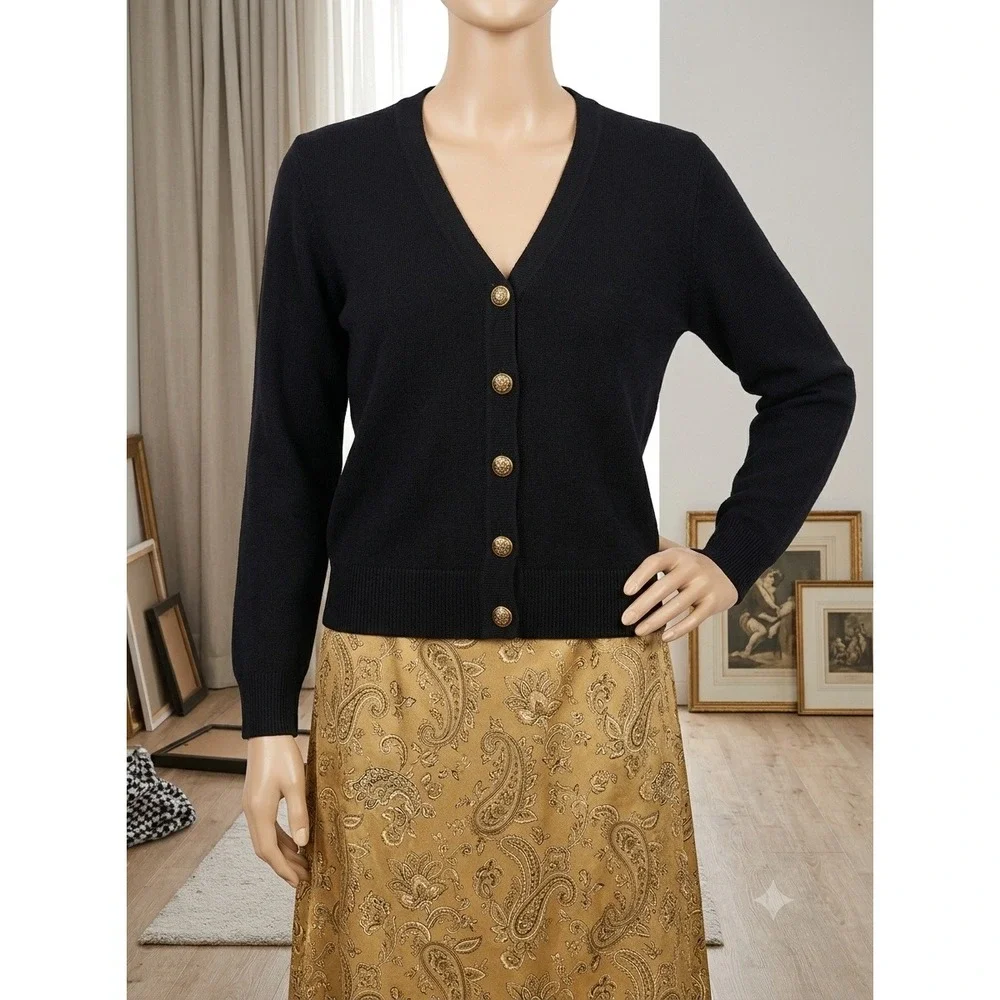 Boston Proper Double Bow Open Back Cardigan